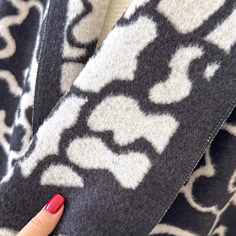Châle Pashmina motif Léopard - ELLA