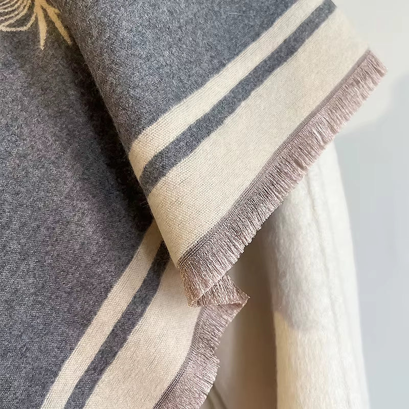 Pashmina Tissage Jacquard Motif Abeille - MAYA