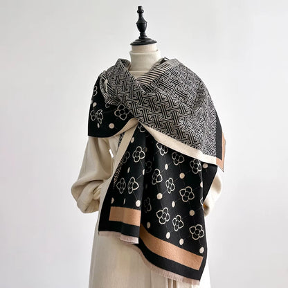 Chale Femme Pashmina Double Face - NIKKI 1