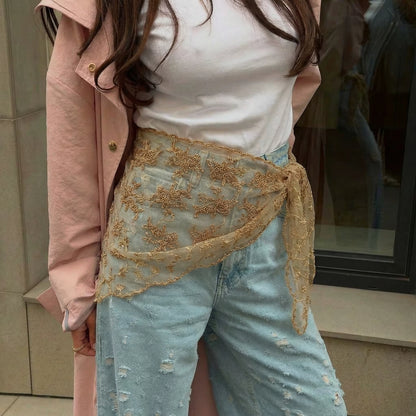 Foulard de Tete Femme Brodé - LEA 1