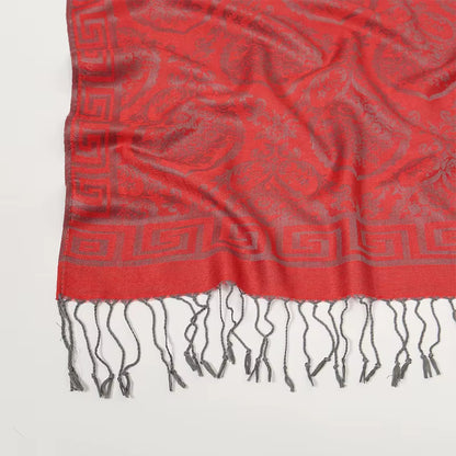 Chale Etole Femme motif Baroque 190x70cm - MINA 2