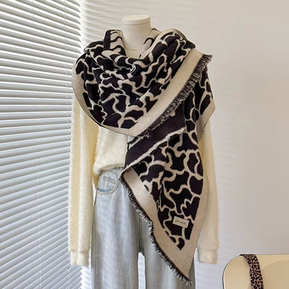 Châle Pashmina motif Léopard - ELLA
