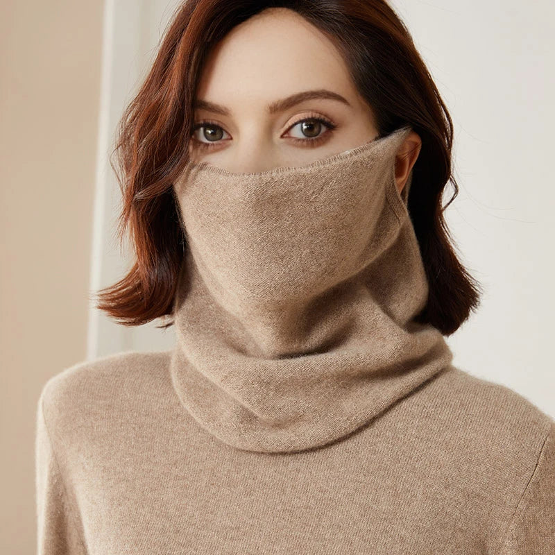 Echarpe Masque 100% Laine Merinos - CLARA