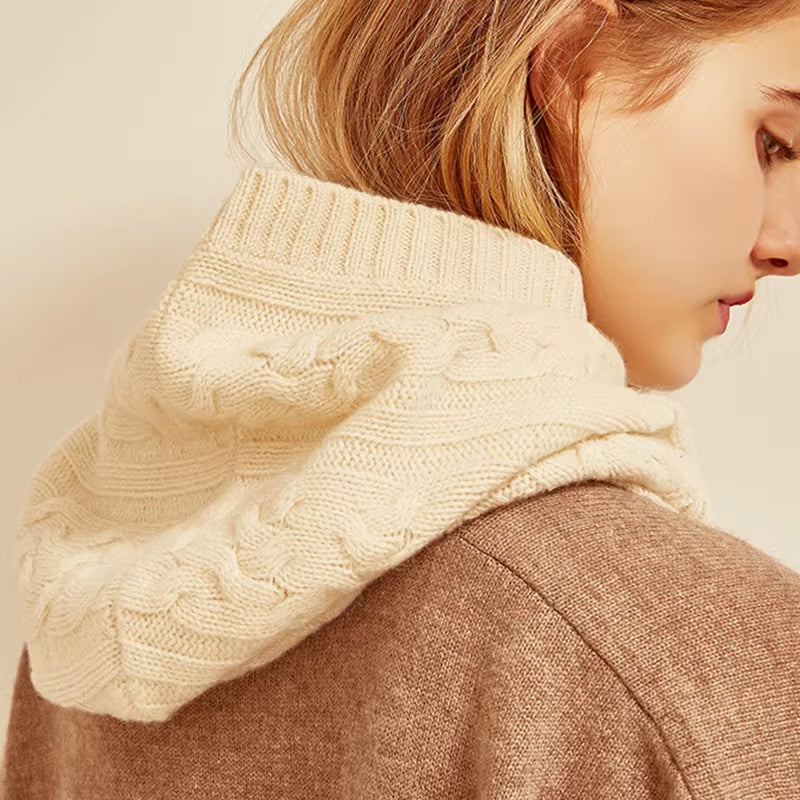 Snood Capuche Femme 100% Laine - SHY