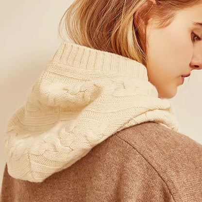 Snood Capuche Femme 100% Laine - SHY