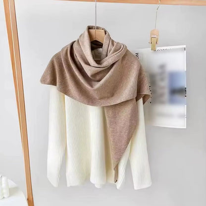 Grande Echarpe Triangulaire avec Passant - KELLY