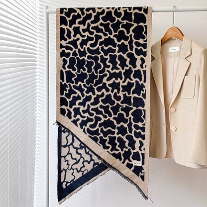 Châle Pashmina motif Léopard - ELLA