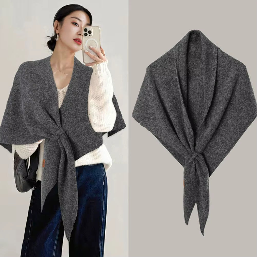 Grande Echarpe Triangulaire avec Passant - KELLY