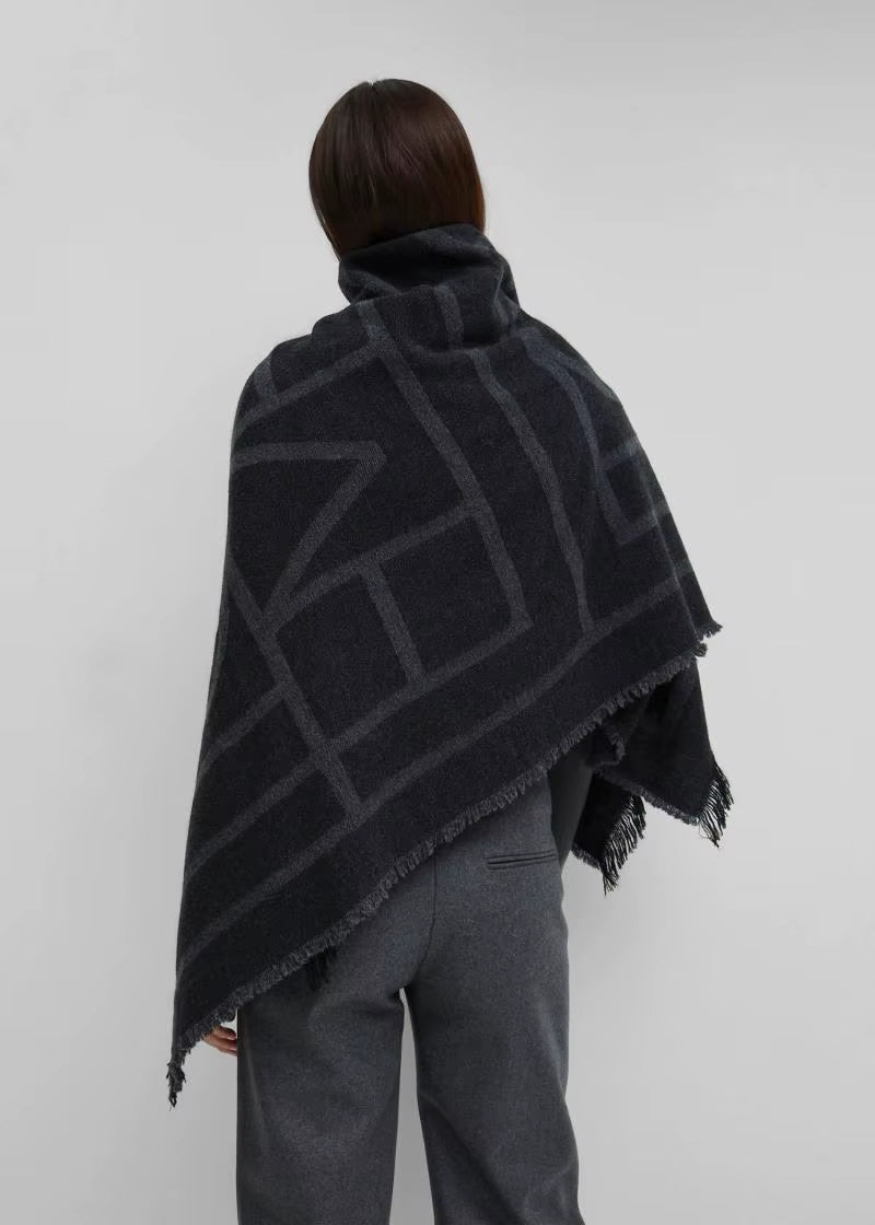 Pashmina Motifs Géométriques Cachemire Laine - SARAH