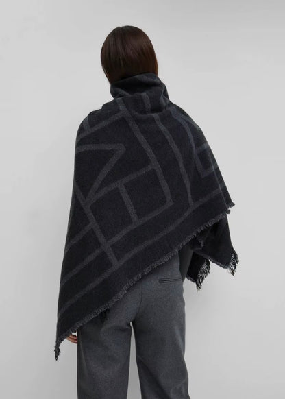 Pashmina Motifs Géométriques Cachemire Laine - SARAH