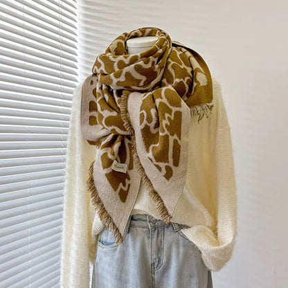 Châle Pashmina motif Léopard - ELLA