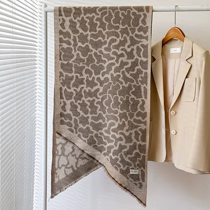 Châle Pashmina motif Léopard - ELLA