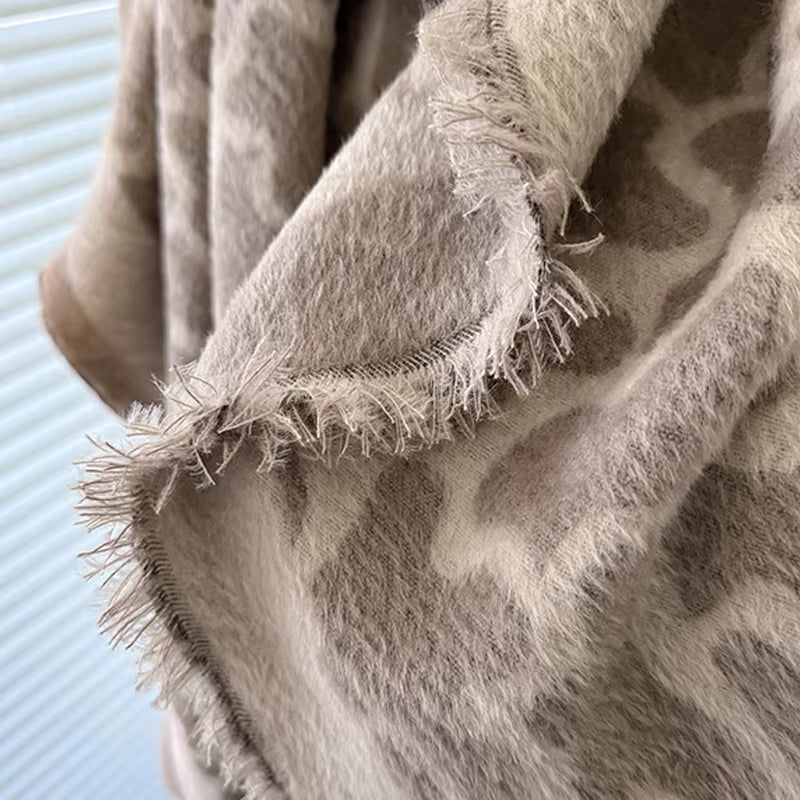 Châle Pashmina motif Léopard - ELLA