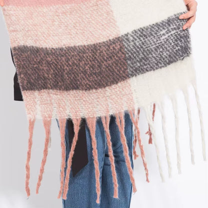 Grosse Echarpe Femme a Franges 200x45cm - NINA 2