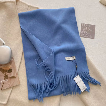 Echarpe pour Femme Chic Laine Mélangée 200x30cm - END 4