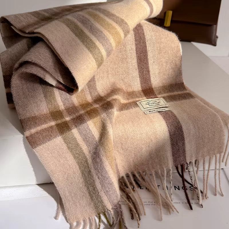 Echarpe Carreaux Pure Laine ADAM