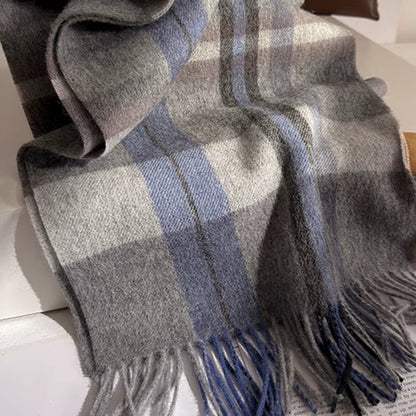 Echarpe Carreaux Pure Laine ADAM