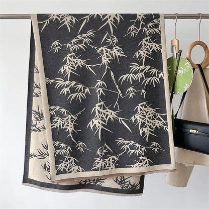 Pashmina Femme Tissage Jacquard 186x66cm - BAMBOO