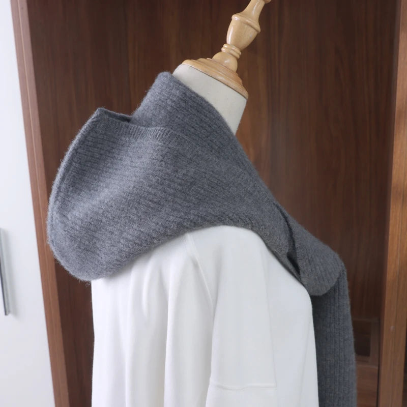 Echarpe Cagoule Qualité Supérieure 100% Laine - TANYA