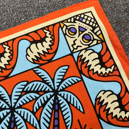 Carré Foulard Tigre Tropical - BENGALE