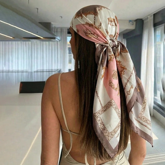 Foulard Satin Baroque 90x90cm