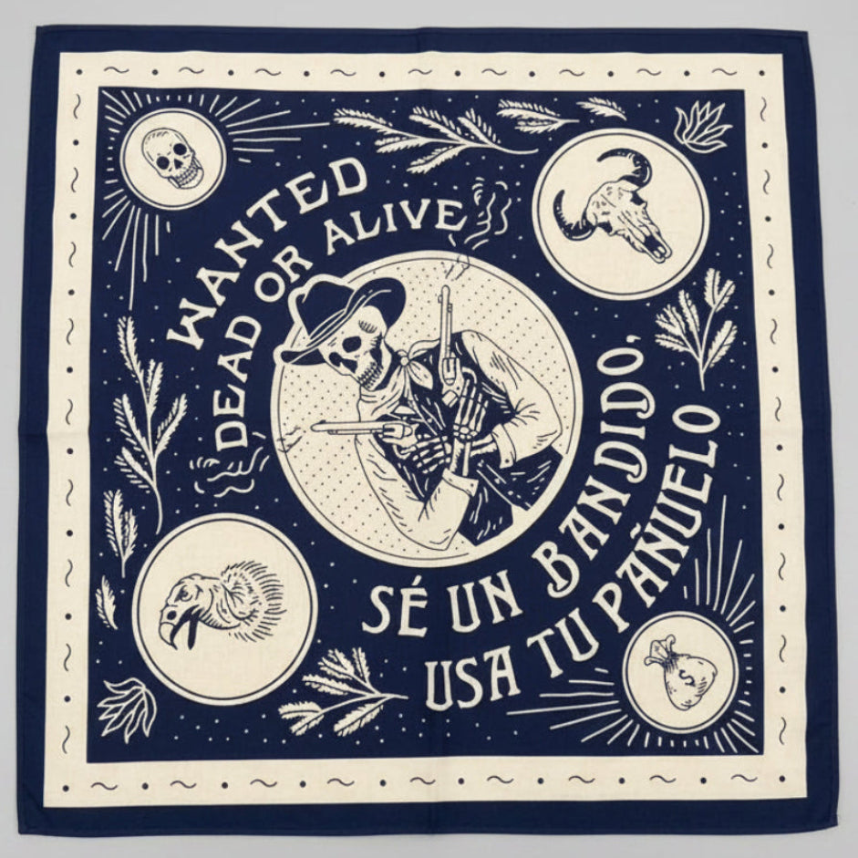 Foulard Cowboy Tête de Mort - WAYNE