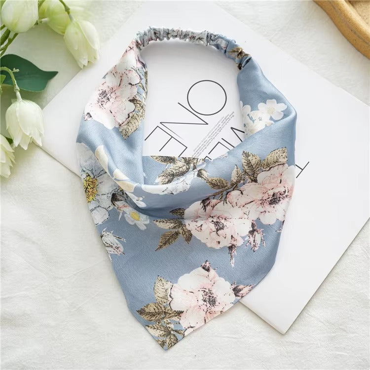 Foulard Cheveux avec Elastique Gris 2 - LUNA