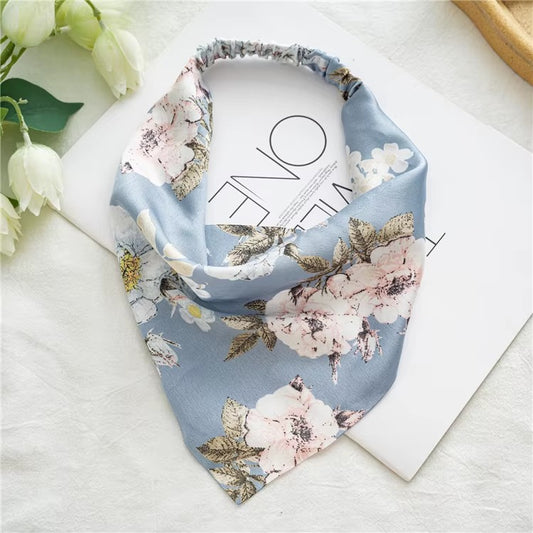 Foulard Cheveux avec Elastique Gris 2 - LUNA