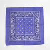 Foulard Bandana Coton Motif Paisley 55x55cm Lavande
