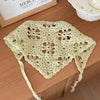 Foulard Triangle Broderie Floral - SAMMY