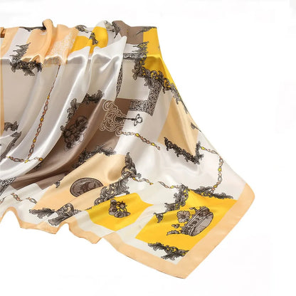Foulard Satin Baroque 90x90cm
