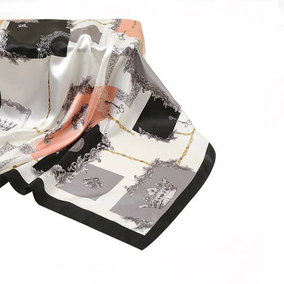 Foulard Satin Baroque 90x90cm