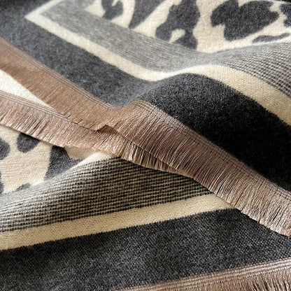 Châle Femme style Pashmina Léopard KIMMY