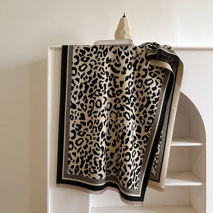 Châle Femme style Pashmina Léopard KIMMY