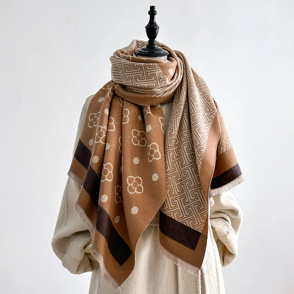 Chale Femme Pashmina Double Face NIKKI