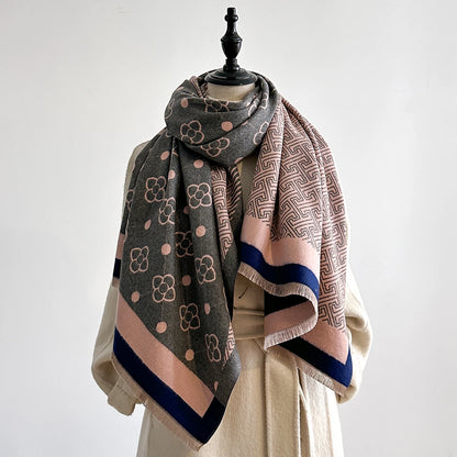 Chale Femme Pashmina Double Face NIKKI