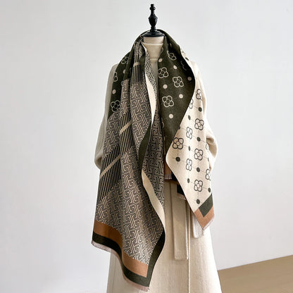 Chale Femme Pashmina Double Face NIKKI