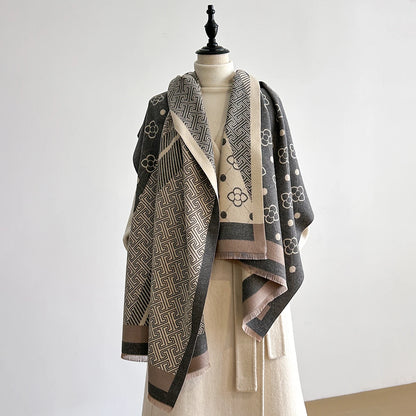 Chale Femme Pashmina Double Face NIKKI