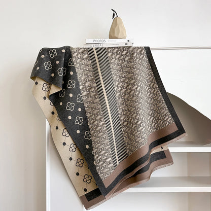 Chale Femme Pashmina Double Face NIKKI