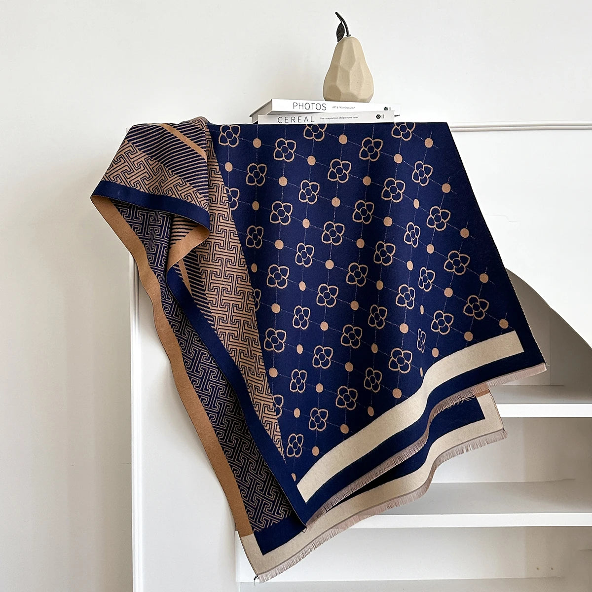 Chale Femme Pashmina Double Face NIKKI
