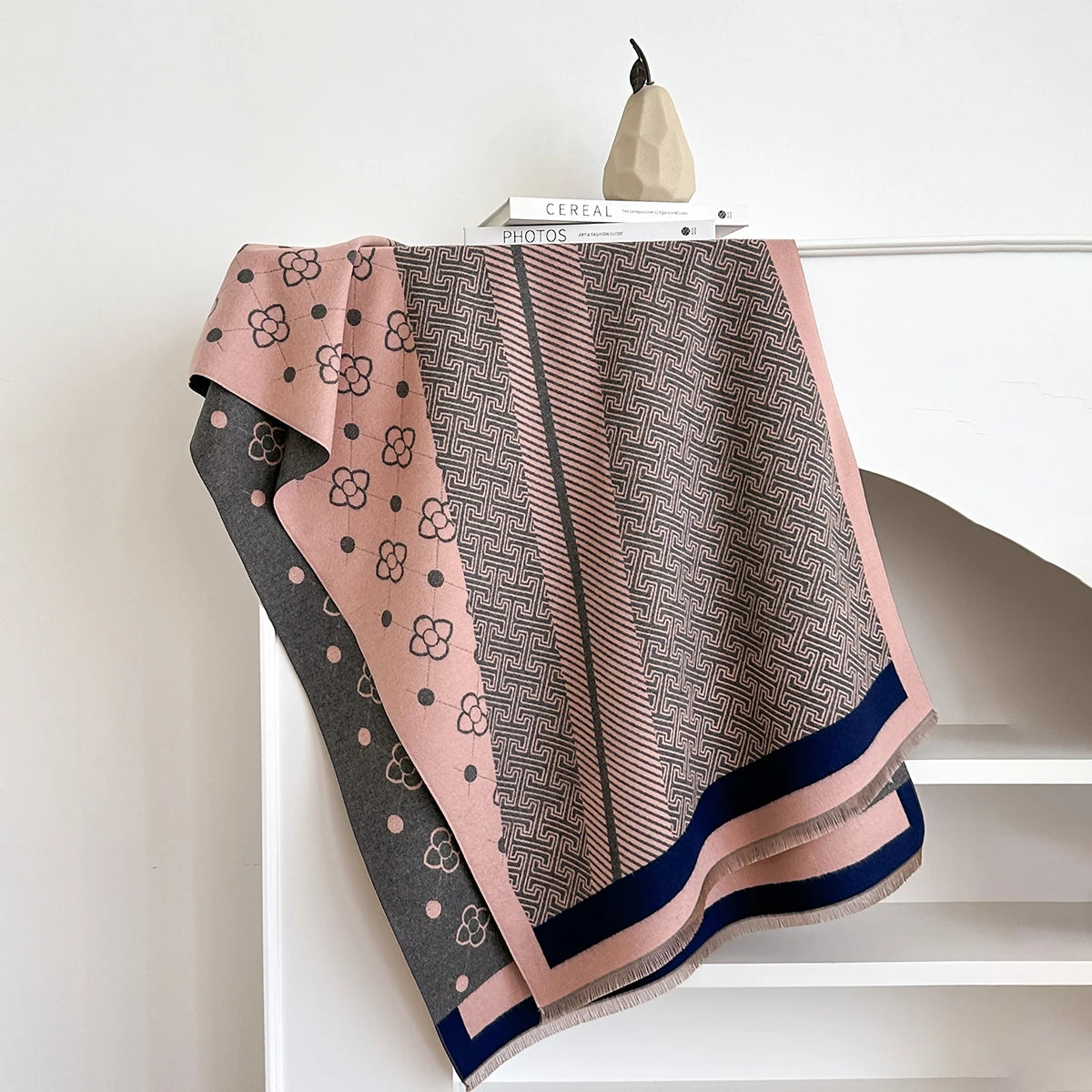 Chale Femme Pashmina Double Face NIKKI
