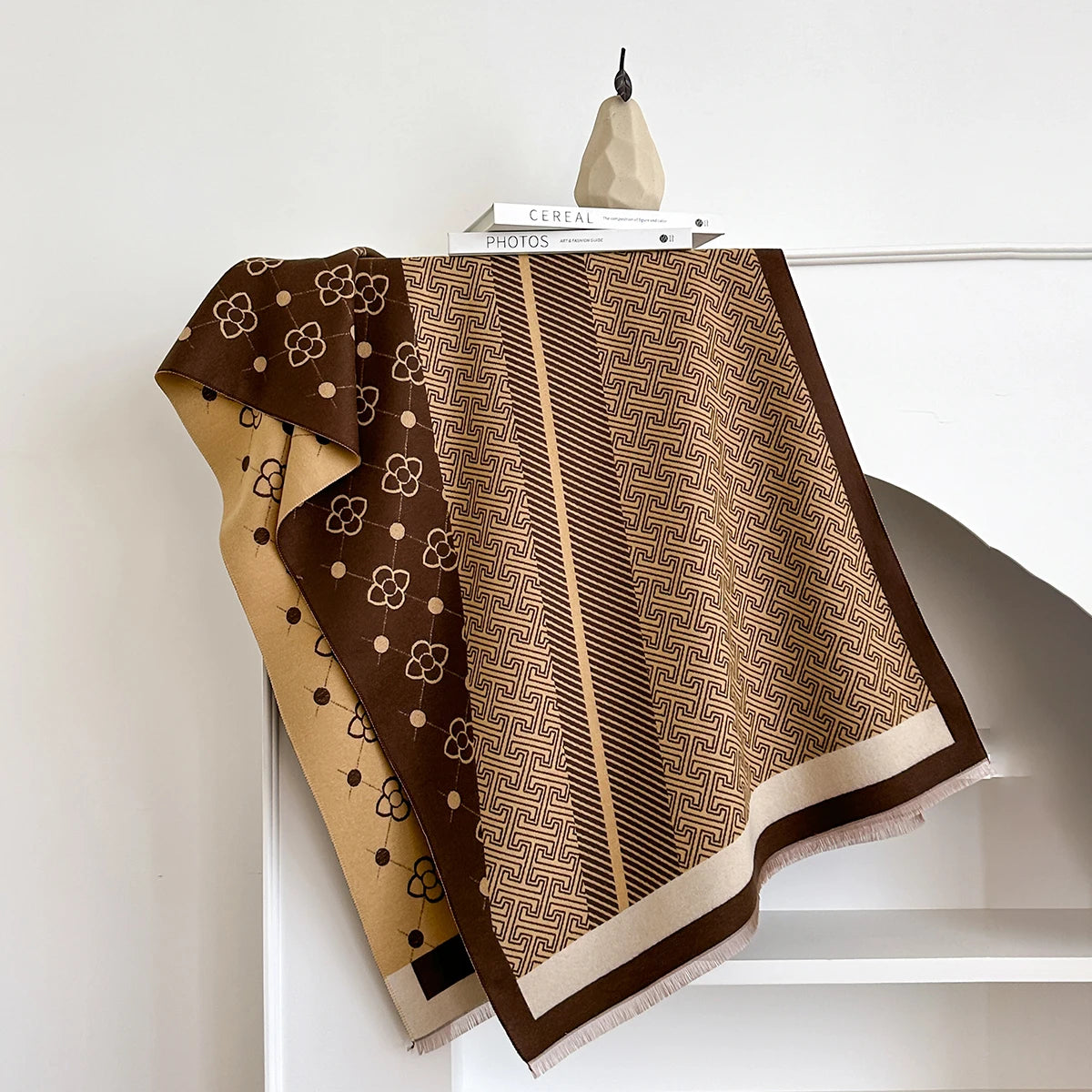 Chale Femme Pashmina Double Face NIKKI