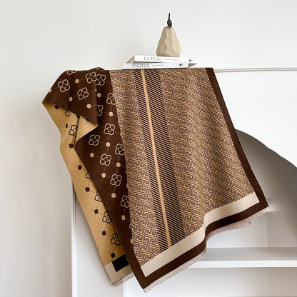 Chale Femme Pashmina Double Face NIKKI