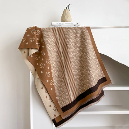 Chale Femme Pashmina Double Face NIKKI