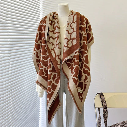 Châle Pashmina motif Léopard ELLA