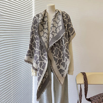 Châle Pashmina motif Léopard ELLA