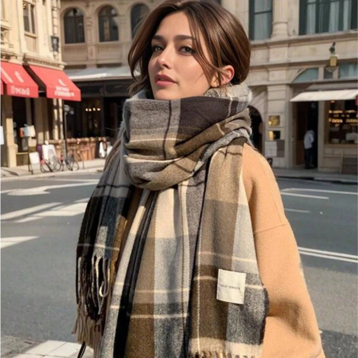 Echarpe Femme Carreaux MELL