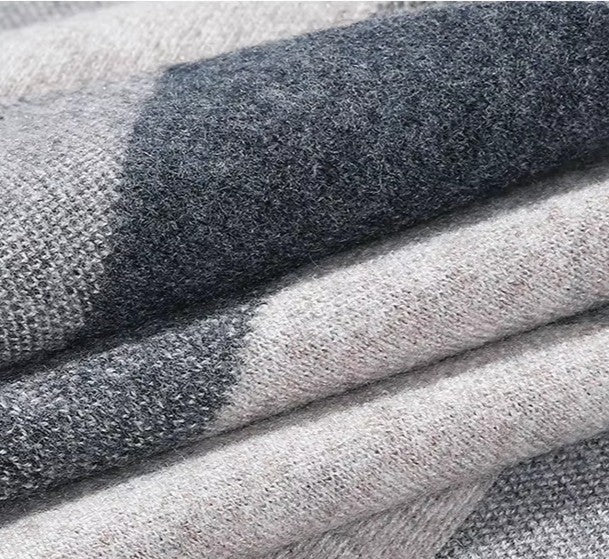 Echarpe Homme Tricot 100% Laine Supérieure - MATT
