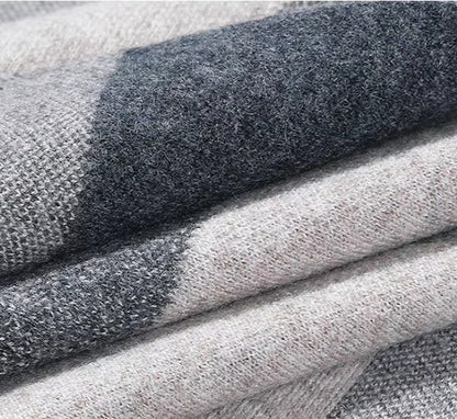 Echarpe Homme Tricot 100% Laine Supérieure - MATT