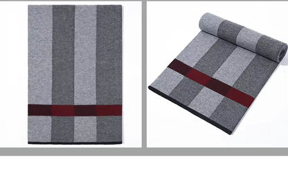 Echarpe Homme Tricot 100% Laine Supérieure - MATT